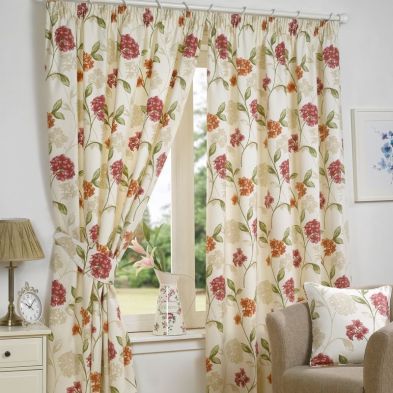 Product photograph of Hamilton Mcbride Bouquet Curtains 66 X 72 - Pink from QD stores